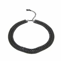 Simply Vera Vera Wang Multi Row Stone Collar Necklace