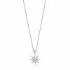 Simply Vera Vera Wang Sterling Silver 1/3 Carat T.W. Diamond Snowflake Pendant