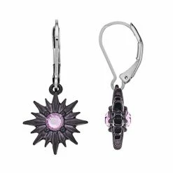 Simply Vera Vera Wang Starburst Drop Earrings Purple -Simply Vera Vera Wang STORE unnamed file 2360