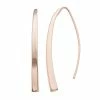 Simply Vera Vera Wang Rose Gold Tone Threader Earrings
