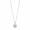 Simply Vera Vera Wang Sterling Silver 1/3 Carat T.W. Diamond Snowflake Pendant