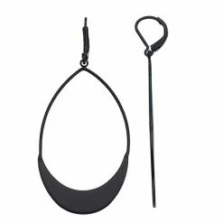 Simply Vera Vera Wang Teardrop Earrings Jet Tone
