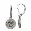 Simply Vera Vera Wang Disc Drop Earrings