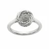 Simply Vera Vera Wang Diamond Accent Sterling Silver Swirl Ring