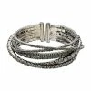 Simply Vera Vera Wang Crisscross Cup Chain Cuff Bracelet