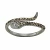 Simply Vera Vera Wang Simulated Crystal Snake Ring Gray