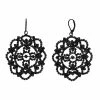 Simply Vera Vera Wang Lace Pattern Simulated Stone Drop Earrings
