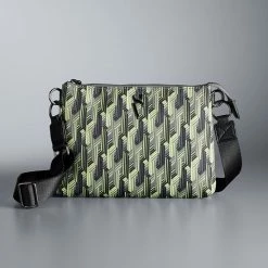 Simply Vera Vera Wang Nylon Double Gusset Crossbody Bag Purple Ash Blooming -Simply Vera Vera Wang STORE unnamed file 2469