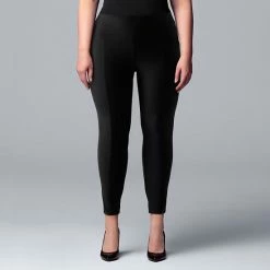 Plus Size Simply Vera Vera Wang Simply Modern Skinny Pants