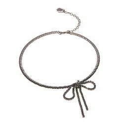 Simply Vera Vera Wang Black Bow Choker
