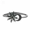 Simply Vera Vera Wang Star & Moon Cuff Bracelet Jet Tone