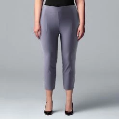 Plus Size Simply Vera Vera Wang Simply Modern Flat Front Capris Chalk Hill 9 Plus Size Simply Vera Vera Wang Simply Modern Flat Front Capris Chalk Hill -Simply Vera Vera Wang STORE unnamed file 2516