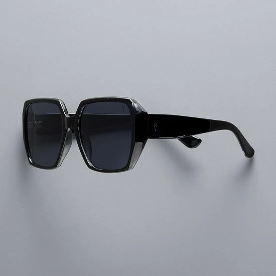 Women's Simply Vera Vera Wang Halsey Large Plastic Oversized Square Sunglasses 1 Women's Simply Vera Vera Wang Halsey Large Plastic Oversized Square Sunglasses