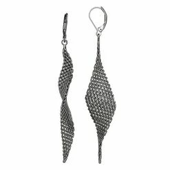 Simply Vera Vera Wang Chainmail Twisted Drop Earrings