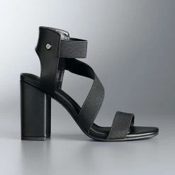 Simply Vera Vera Wang Cavatappi Women's Heeled Dress Sandals