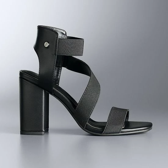 Simply Vera Vera Wang Cavatappi Women's Heeled Dress Sandals 1 Simply Vera Vera Wang Cavatappi Women's Heeled Dress Sandals