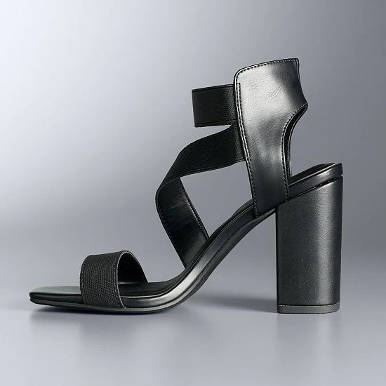 Simply Vera Vera Wang Cavatappi Women's Heeled Dress Sandals 2 Simply Vera Vera Wang Cavatappi Women's Heeled Dress Sandals - Image 2