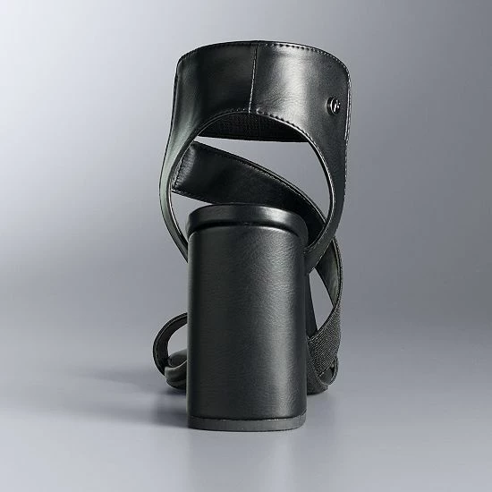 Simply Vera Vera Wang Cavatappi Women's Heeled Dress Sandals 3 Simply Vera Vera Wang Cavatappi Women's Heeled Dress Sandals - Image 3