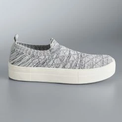 Simply Vera Vera Wang Connie Women's Knit Slip-On Sneakers Black