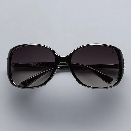 Simply Vera Vera Wang Women's Simply Vera Vera Rounded Rectangle Sunglasses Tort 2 Simply Vera Vera Wang Women's Simply Vera Vera Rounded Rectangle Sunglasses Tort - Image 2