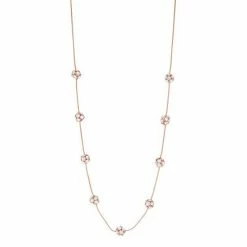 Simply Vera Vera Wang Rose Gold Tone Fireball Collar Necklace
