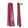 Simply Vera Vera Wang Burgundy Waterfall Chandelier Earrings