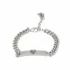 Simply Vera Vera Wang Heart Curb Chain Flex Bracelet