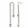 Simply Vera Vera Wang Linear Chain Drop Earrings