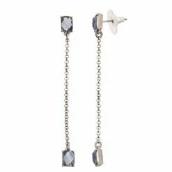 Simply Vera Vera Wang Linear Stone Drop Earrings