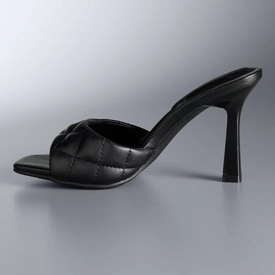 Simply Vera Vera Wang Angelhair Women's Heeled Sandals 2 Simply Vera Vera Wang Angelhair Women's Heeled Sandals - Image 2