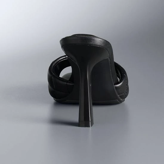 Simply Vera Vera Wang Angelhair Women's Heeled Sandals 3 Simply Vera Vera Wang Angelhair Women's Heeled Sandals - Image 3