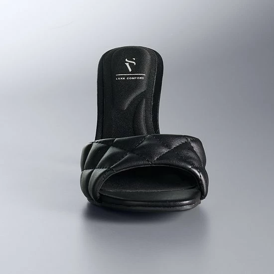 Simply Vera Vera Wang Angelhair Women's Heeled Sandals 4 Simply Vera Vera Wang Angelhair Women's Heeled Sandals - Image 4