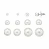 Simply Vera Vera Wang Simulated Pearl Stud Earring Set