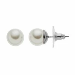 Simply Vera Vera Wang Ball Stud Earrings White