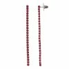 Simply Vera Vera Wang Burgundy Linear Earrings