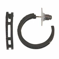 Simply Vera Vera Wang Stud Pave Hoop Earrings