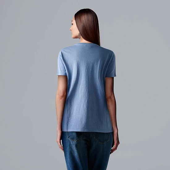 Women's Simply Vera Vera Wang Pink Floyd Tranquility Graphic Band Tee 2 Women's Simply Vera Vera Wang Pink Floyd Tranquility Graphic Band Tee - Image 2