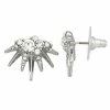 Simply Vera Vera Wang Silver Tone Starburst Stud Earrings