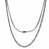 Simply Vera Vera Wang Baguette Curb Multirow Necklace