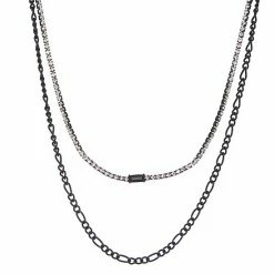 Simply Vera Vera Wang Baguette Curb Multirow Necklace