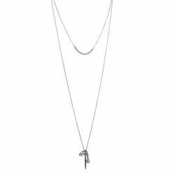 Simply Vera Vera Wang Collar Pendant Dagger Necklace