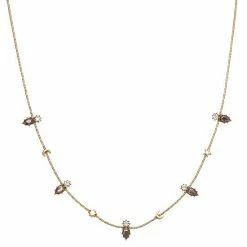 Simply Vera Vera Wang Gold Tone Celestial Choker Necklace