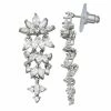 Simply Vera Vera Wang Cubic Zirconia Cluster Drop Earrings