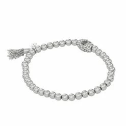 Simply Vera Vera Wang Pave Bead Stretch Bracelet