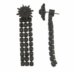 Simply Vera Vera Wang Chain Star Front Back Drop Earrings