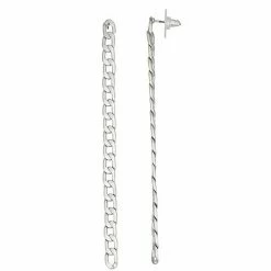 Simply Vera Vera Wang Post Curb Link Linear Earrings