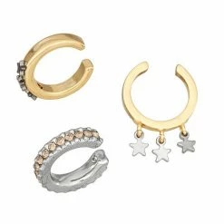Simply Vera Vera Wang Cuff Earrings Set Of 3