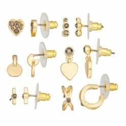 Simply Vera Vera Wang Stud Earrings Set Of 6