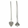 Simply Vera Vera Wang Spade Heart Threader Earrings