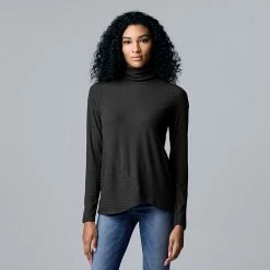 Petite Simply Vera Vera Wang Cozy Asymmetrical-Hem Turtleneck Graphic Lace 9 Petite Simply Vera Vera Wang Cozy Asymmetrical-Hem Turtleneck Graphic Lace -Simply Vera Vera Wang STORE unnamed file 2970